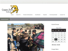 Tablet Screenshot of copperpointschools.org
